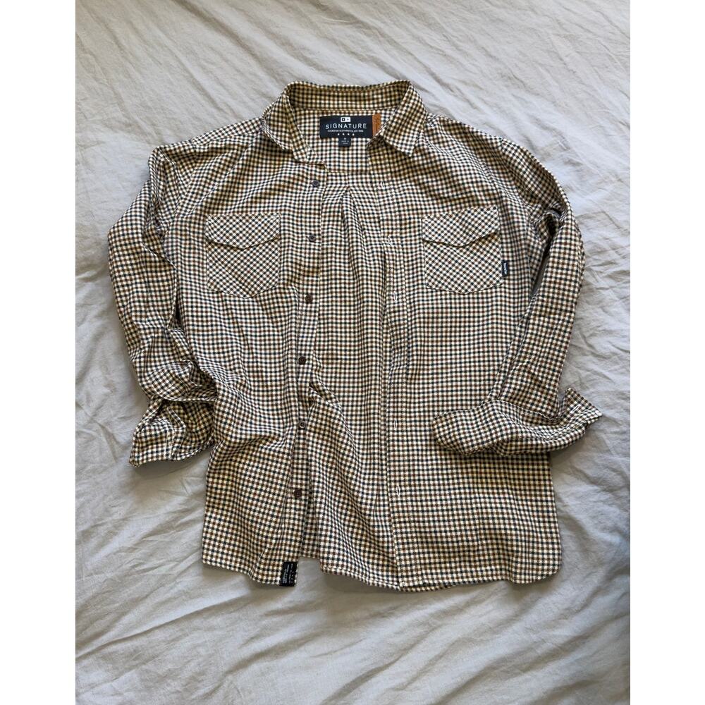 SIGNATURE Fourstar Clothing‎ Co. Men's Brown Checkered Shirt